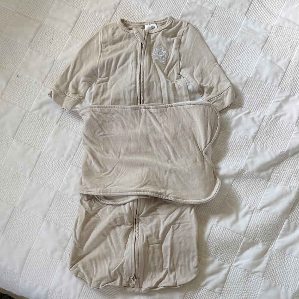 The butterfly swaddle